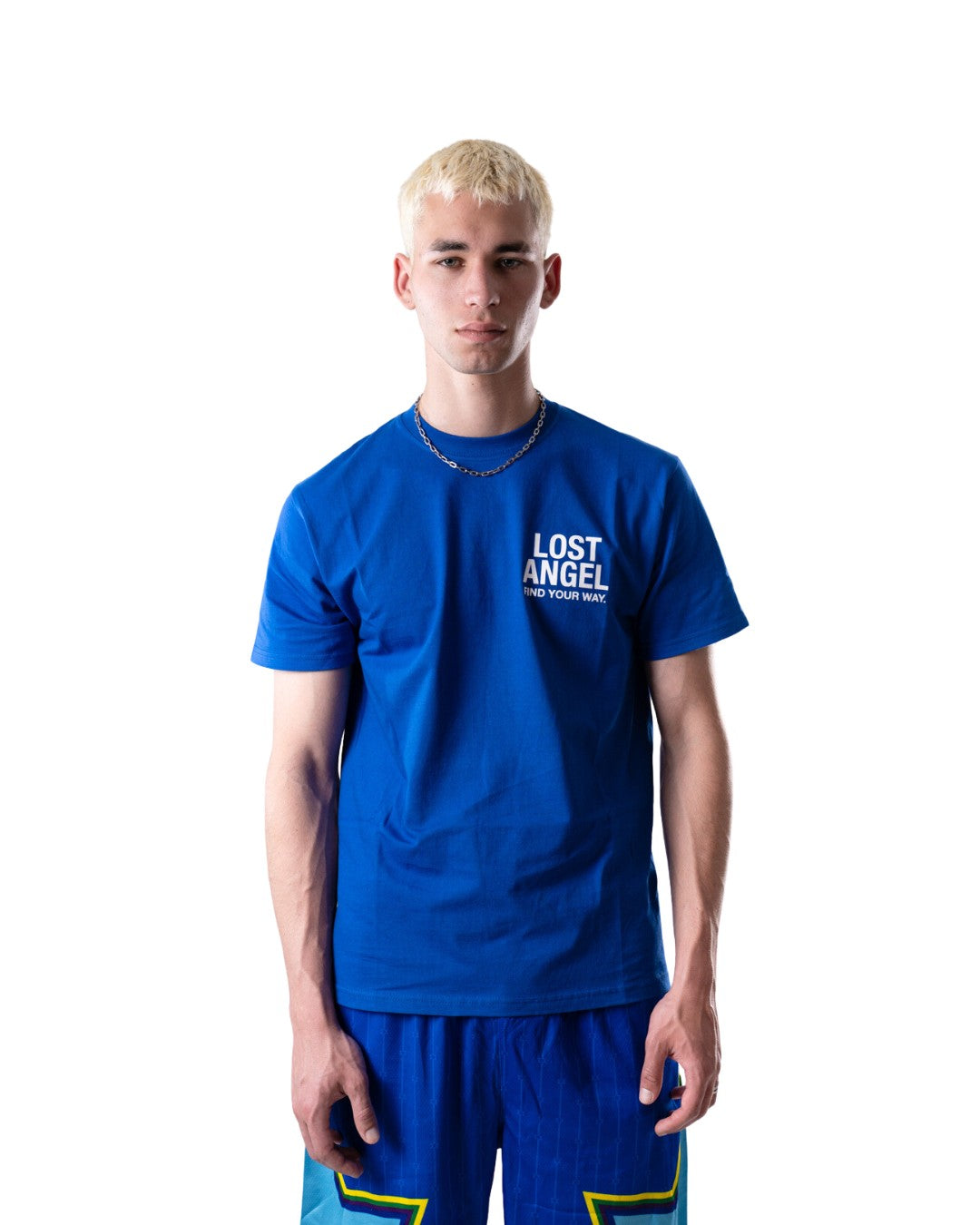 Souvenir Blue/White Tee