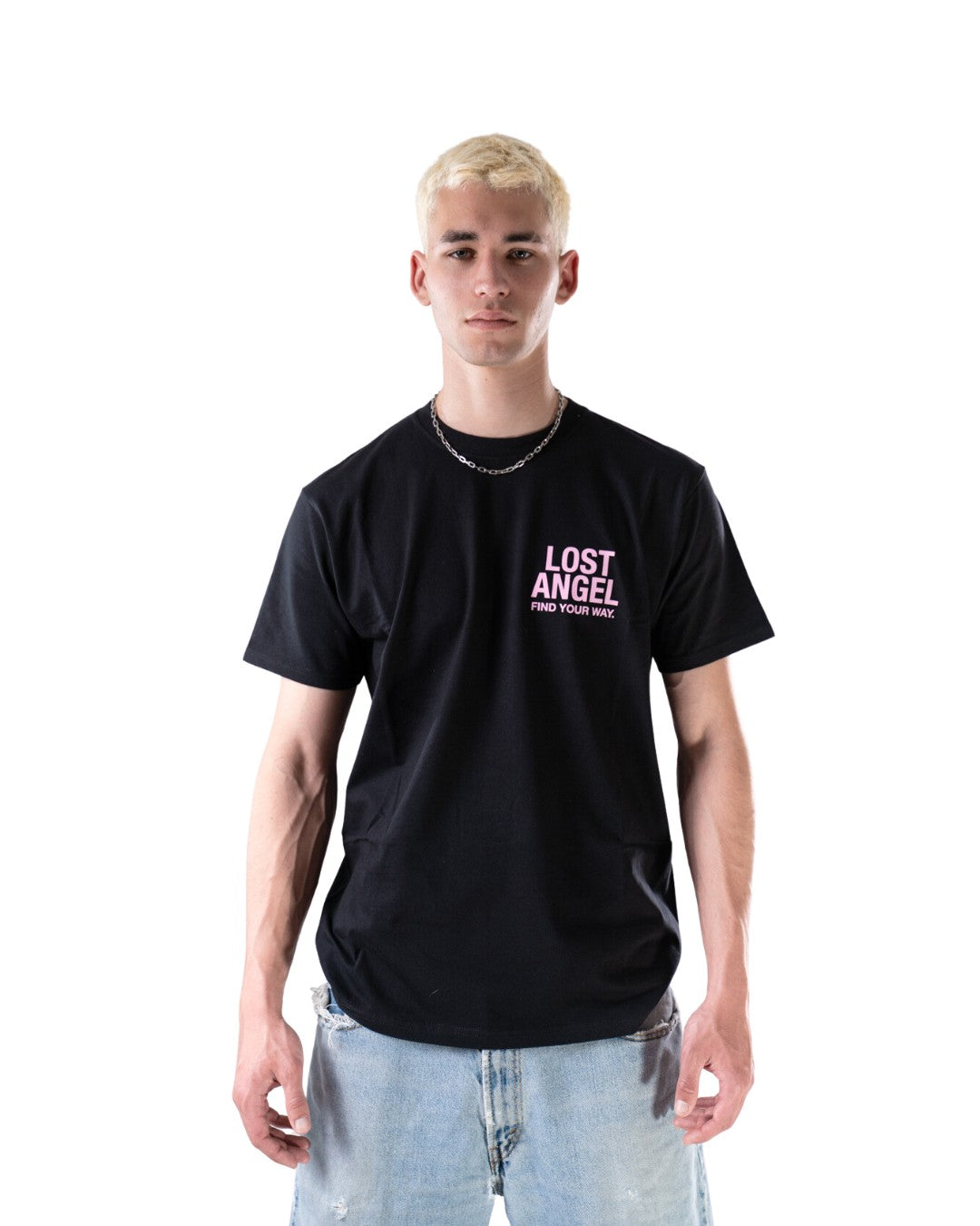 Souvenir Black/Pink Tee