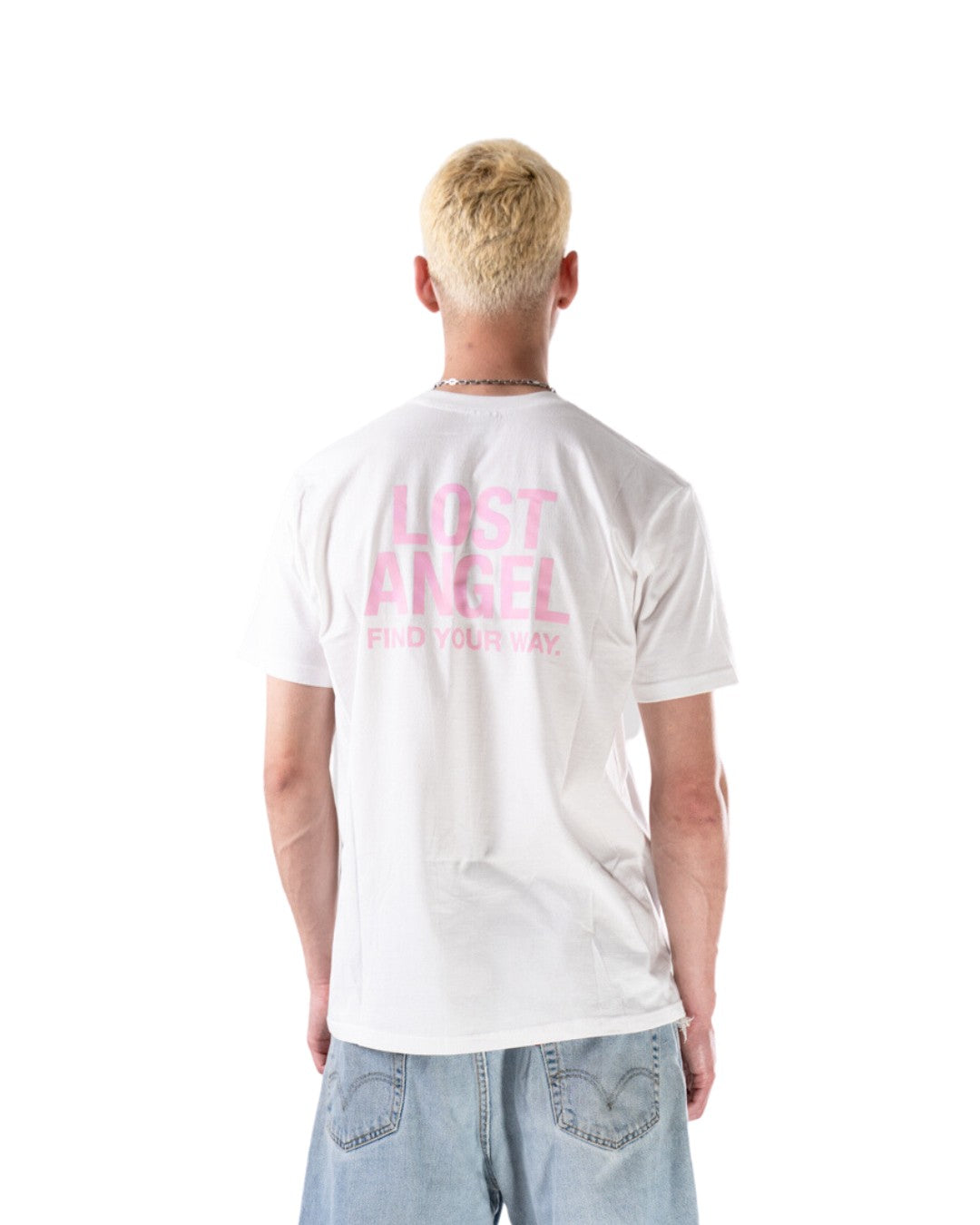 Souvenir White/Pink Tee