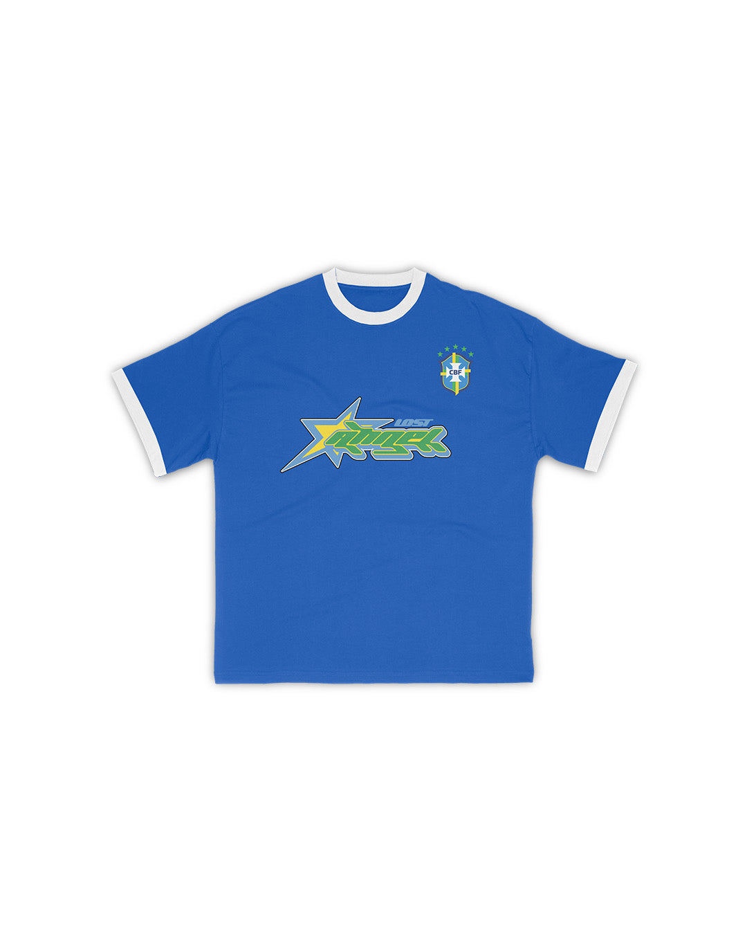 Brazil Blue/White Tee