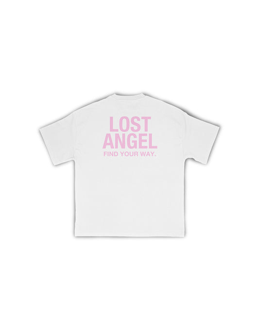 Souvenir White/Pink Tee