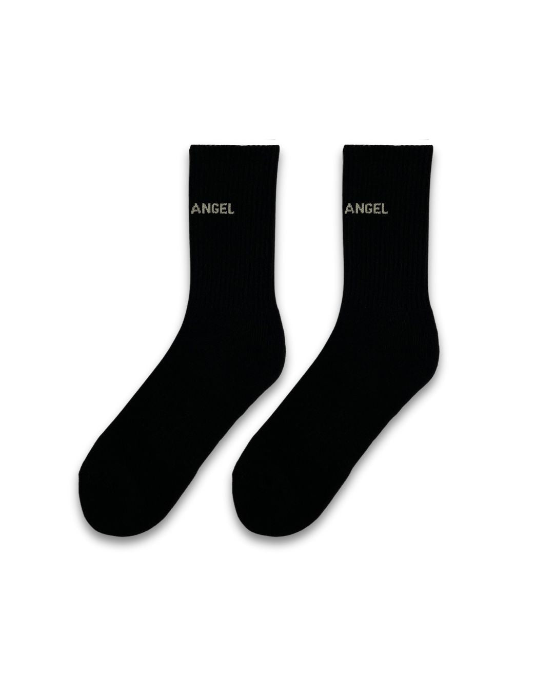 Logo Front Socks Black